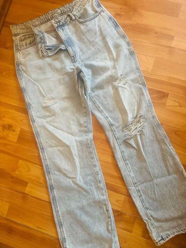 Blugi LC WAIKIKI M | Albastru, Lungi, Talie înaltă - Image 3