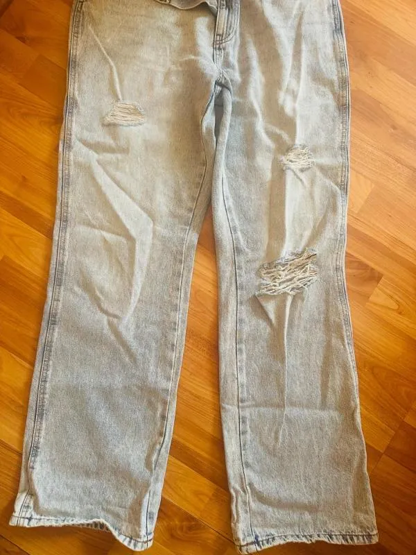 Blugi LC WAIKIKI M | Albastru, Lungi, Talie înaltă - Image 4