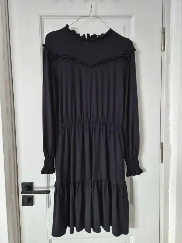 Rochie casual EDC EU 38 | Negru, Mini, Mânecă lungă, Vâscoză - Image 2