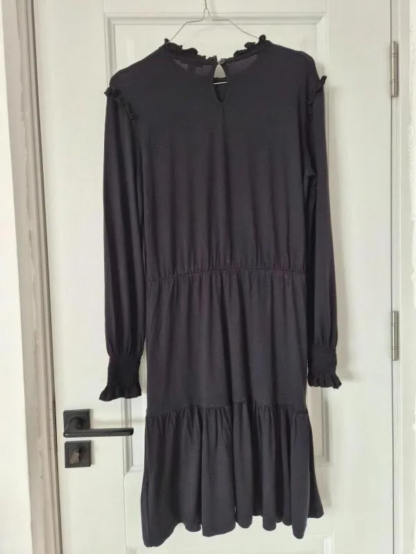 Rochie casual EDC EU 38 | Negru, Mini, Mânecă lungă, Vâscoză - Image 3