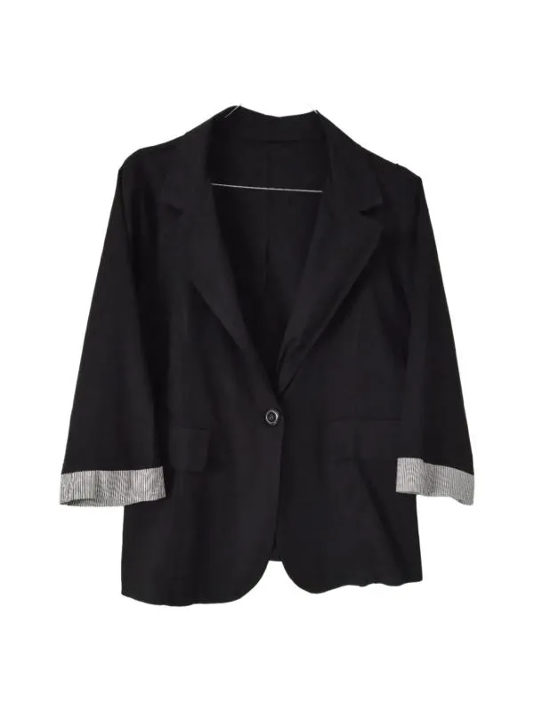 Sacou XL | Negru, Dungi, Bumbac