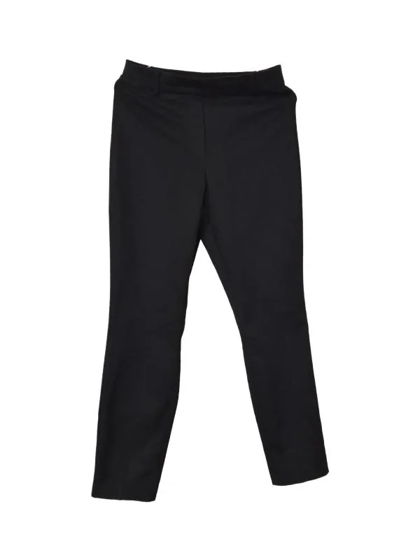 Pantaloni H&M EU 38 | Negru, Lungi, Talie medie, Tapered (Conici) fit, Bumbac