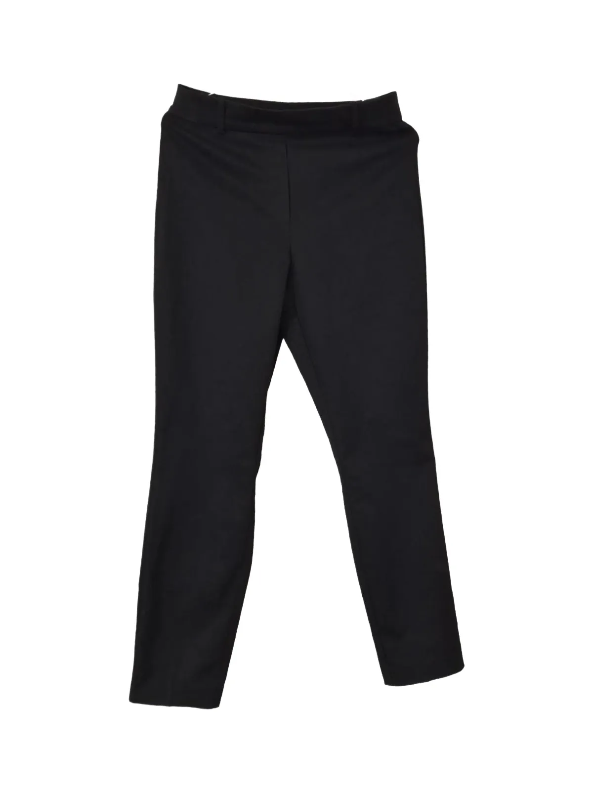 Pantaloni tapered (conici) fit H&M EU 38 | Negru, Lungi, Talie medie, Bumbac