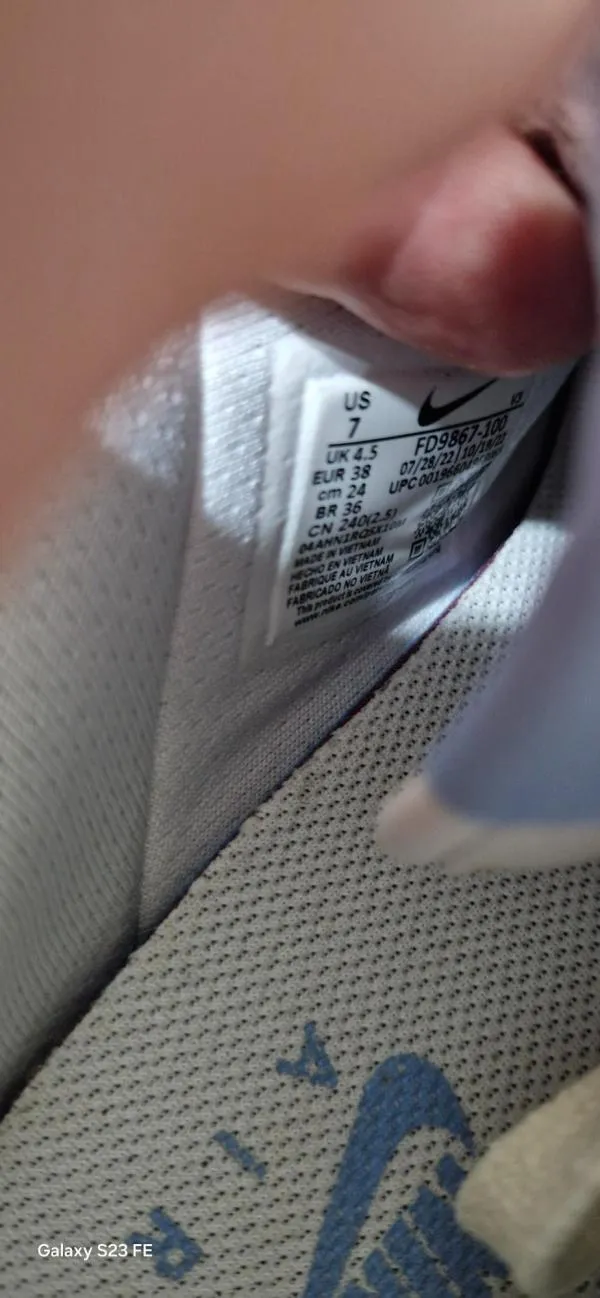 Sneakers Nike EU 38 | Alb, Piele naturală - Image 5