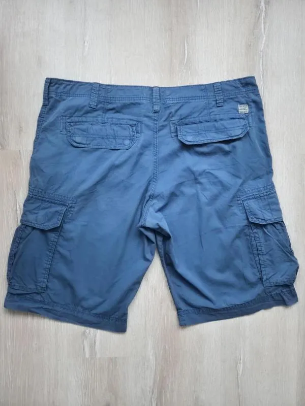 Pantaloni Tom Tailor EU 38 | Albastru, Relaxed fit, Cargo, Bumbac - Image 3