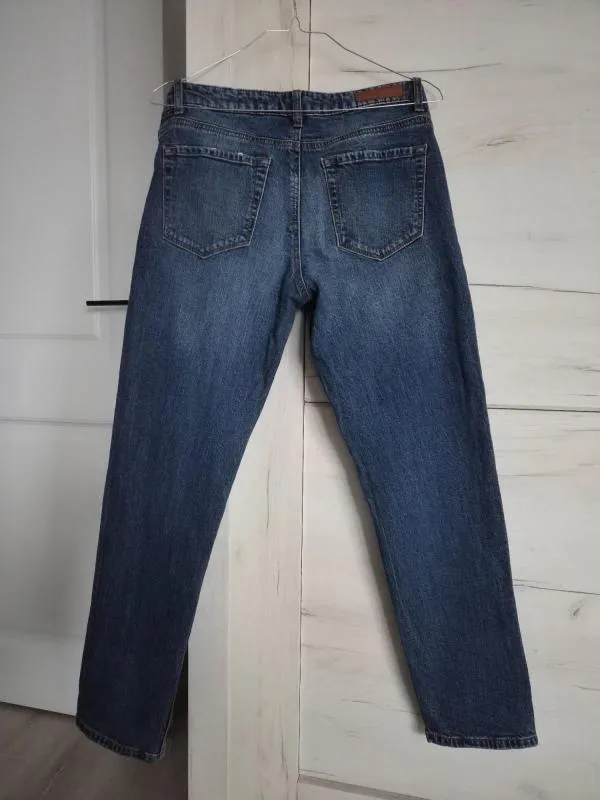 Blugi Tom Tailor UK 28 | Albastru, Lungi, Talie medie, Slim fit, Bumbac - Image 4