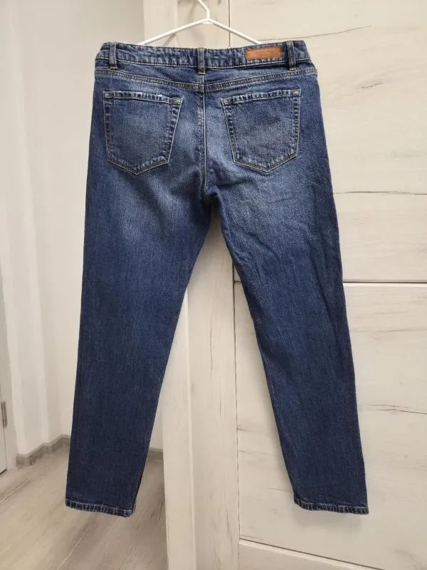 Blugi Tom Tailor UK 28 | Albastru, Lungi, Talie medie, Slim fit, Bumbac - Image 3
