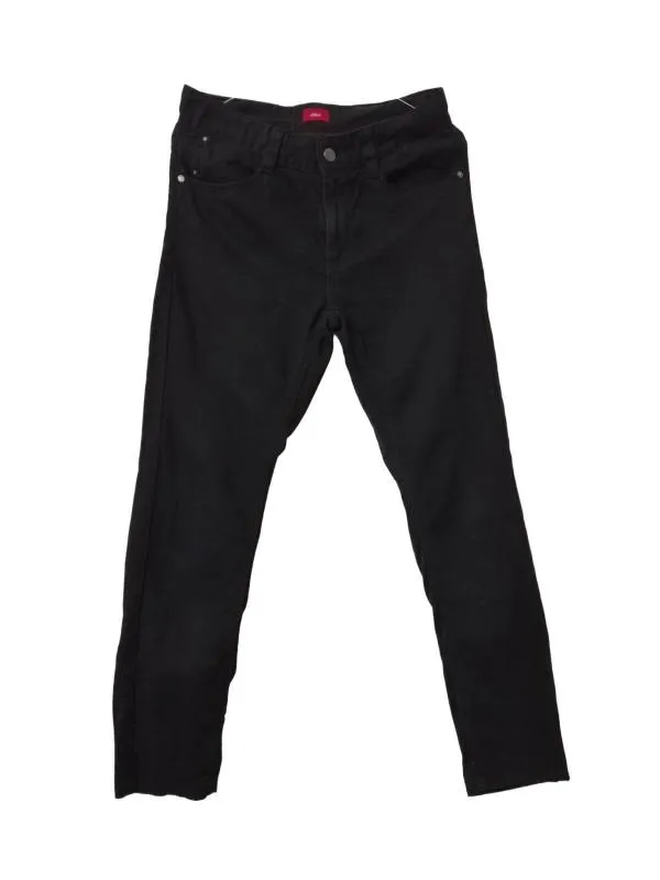 Blugi s.Oliver EU 44 | Negru, Talie medie, Regular (Standard) fit