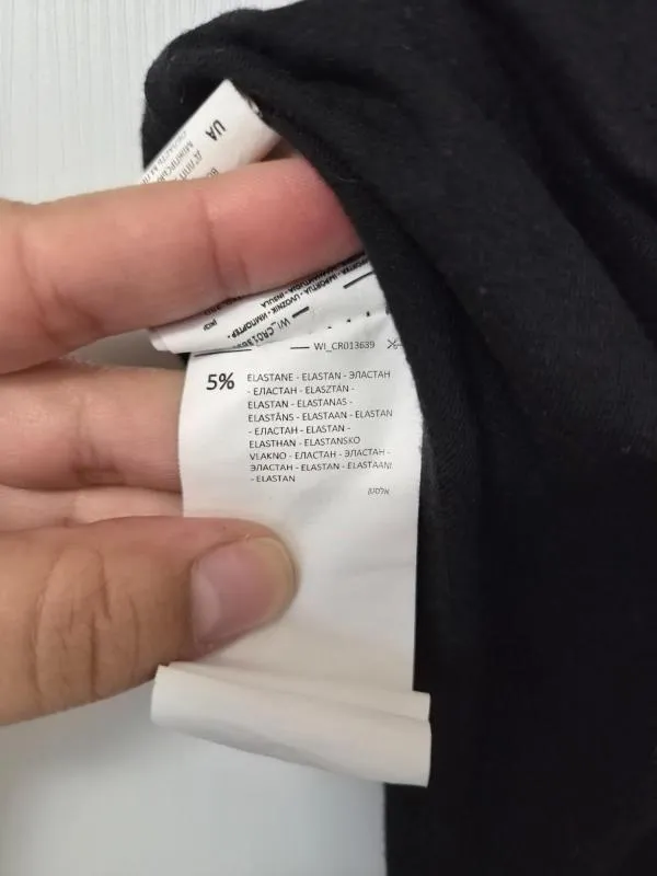 Body CROPP XS | Negru, Normal, Mânecă scurtă, Bumbac - Image 7