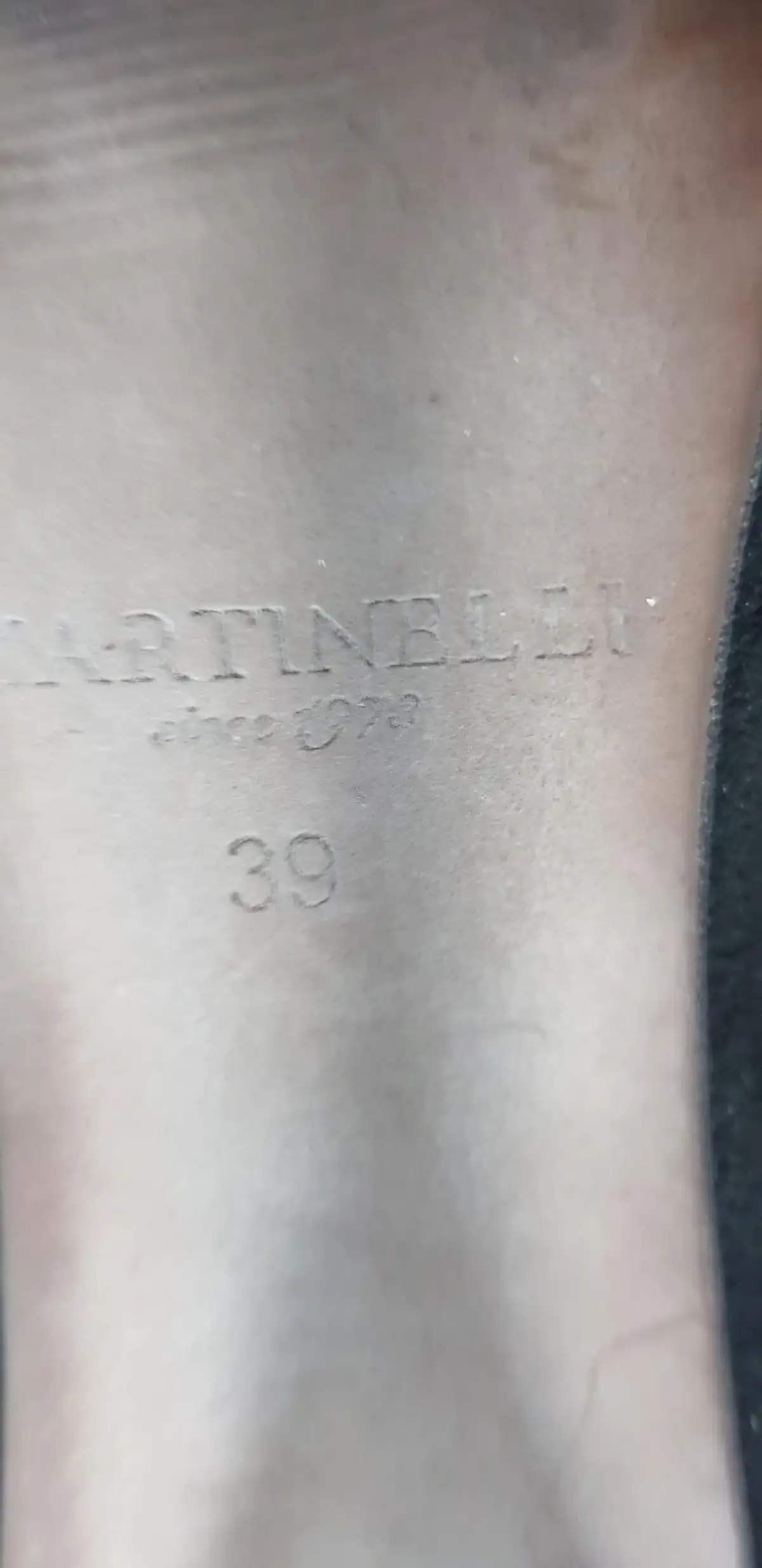 Ghete MARTINELLI EU 39 | Negru, Piele întoarsă  Suede - Image 4