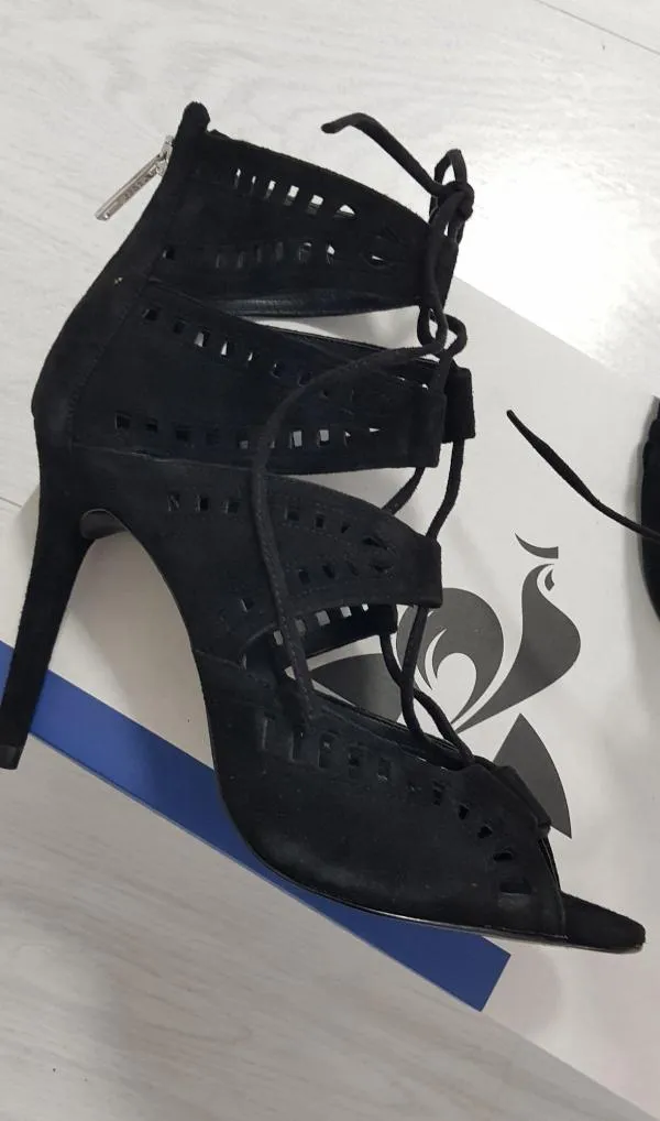 Sandale cu toc Zara EU 39 | Negru - Image 3