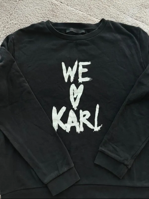Pulover la baza gâtului Karl Lagerfeld M | Negru, Normal, Mânecă lungă, Regular fit