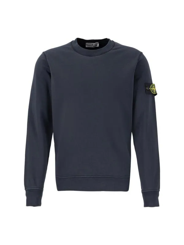 Pulover la baza gâtului Stone Island XL | Bleumarin, Bumbac