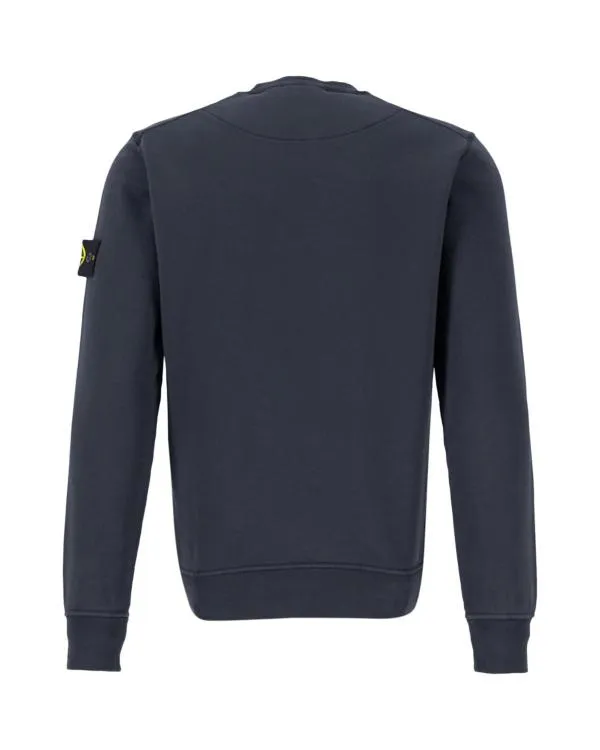 Pulover la baza gâtului Stone Island XL | Bleumarin, Bumbac - Image 2