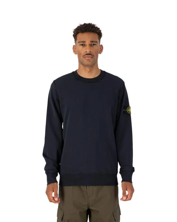 Pulover la baza gâtului Stone Island XL | Bleumarin, Bumbac - Image 4