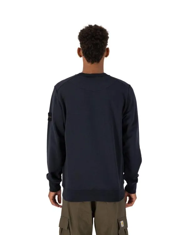 Pulover la baza gâtului Stone Island XL | Bleumarin, Bumbac - Image 5