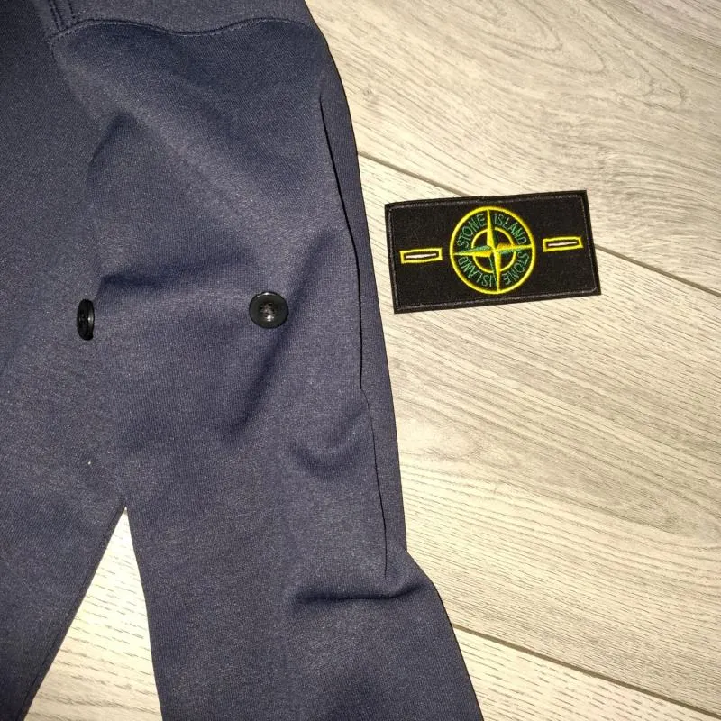 Pulover la baza gâtului Stone Island XL | Bleumarin, Bumbac - Image 11