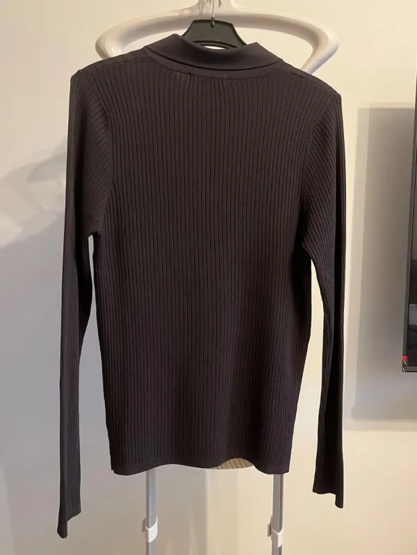 Bluză Zara L | Negru, Mânecă lungă, Raion - Image 3