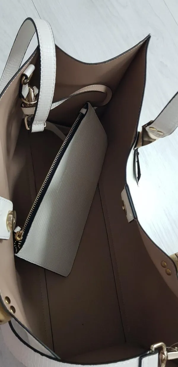 Geantă tote Zara | Bej - Image 4