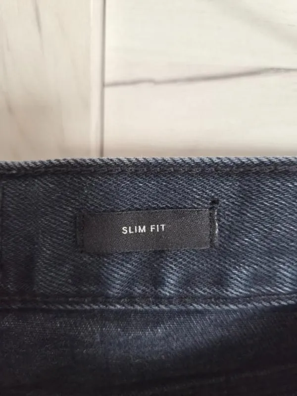 Blugi H&M S-M | Bleumarin, Scurți, Slim fit, Denim - Image 5