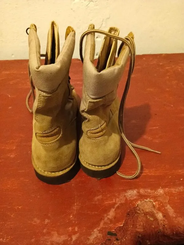Bocanci G.T.C. EU 42 | Bej, Piele întoarsă Suede - Image 3