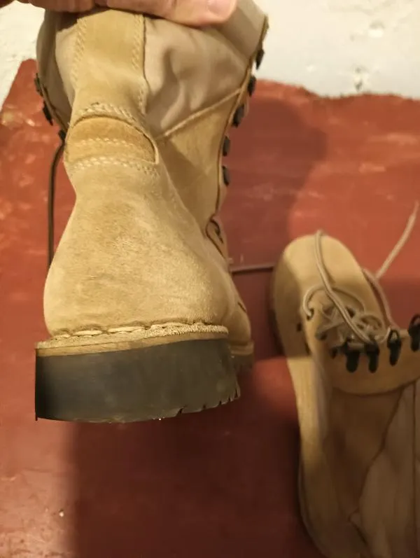 Bocanci G.T.C. EU 42 | Bej, Piele întoarsă Suede - Image 4