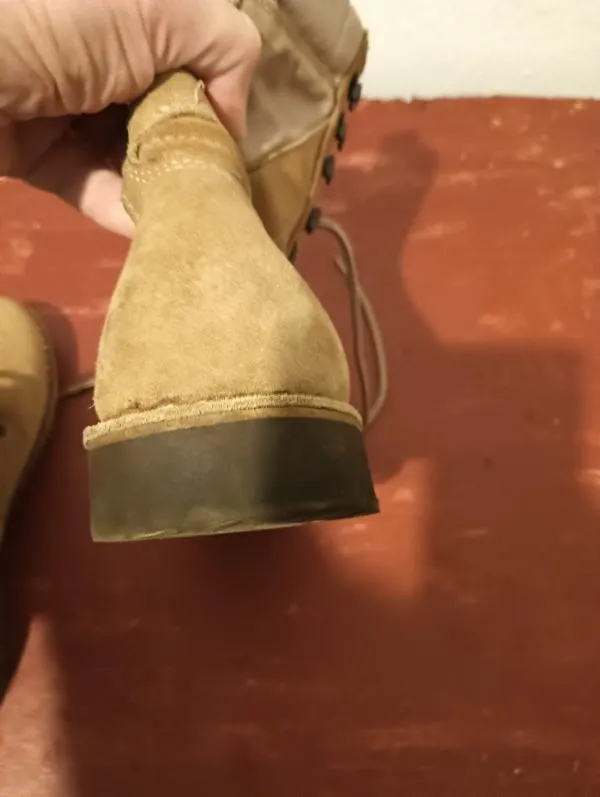 Bocanci G.T.C. EU 42 | Bej, Piele întoarsă Suede - Image 5