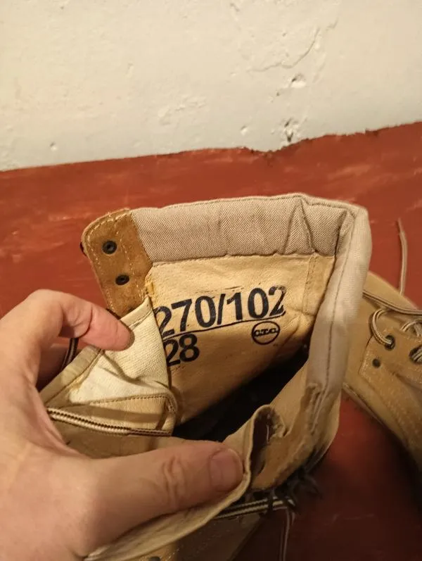 Bocanci G.T.C. EU 42 | Bej, Piele întoarsă Suede - Image 8