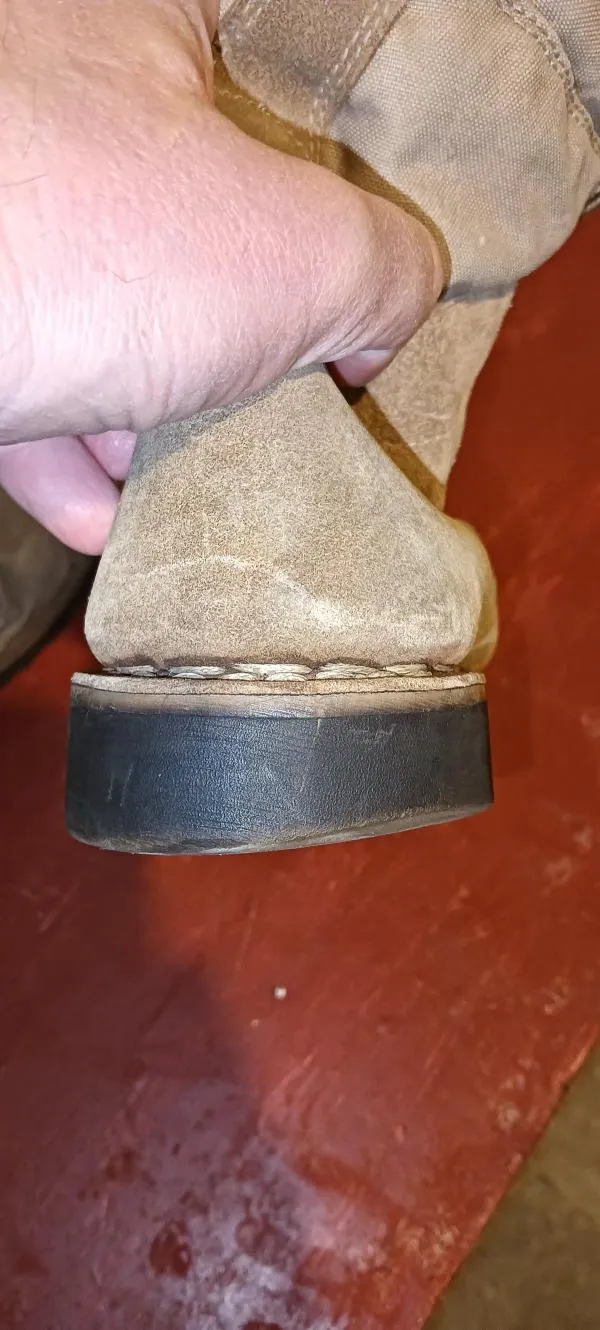 Bocanci G.T.C. EU 42 | Bej, Piele întoarsă  Suede - Image 4