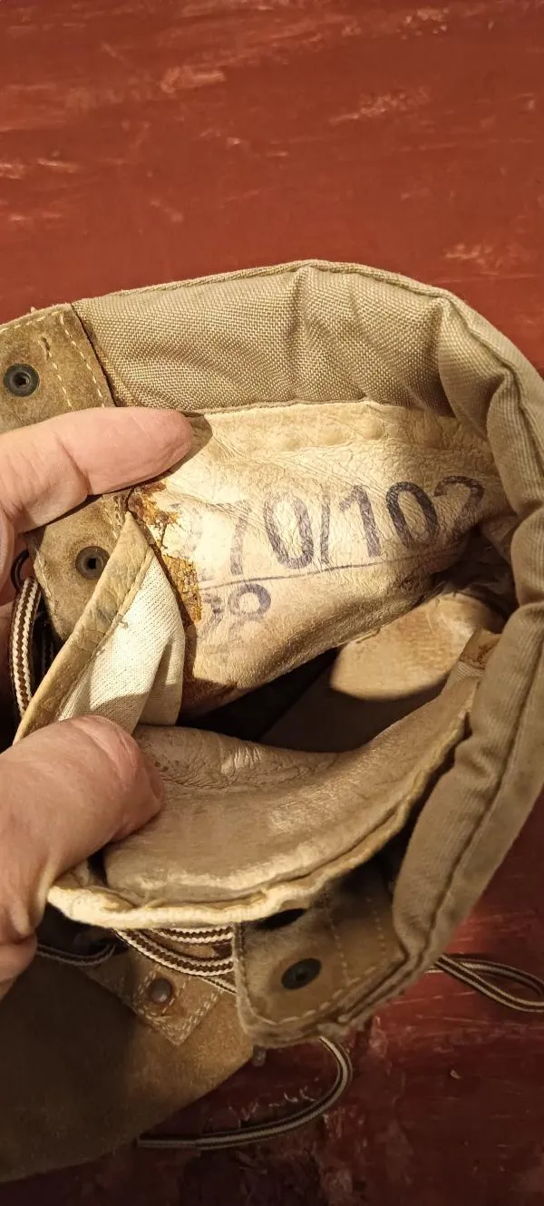 Bocanci G.T.C. EU 42 | Bej, Piele întoarsă  Suede - Image 9