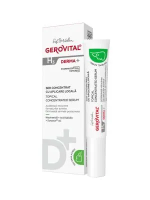 Ser concentrat cu aplicare locală Gerovital H3 Derma+