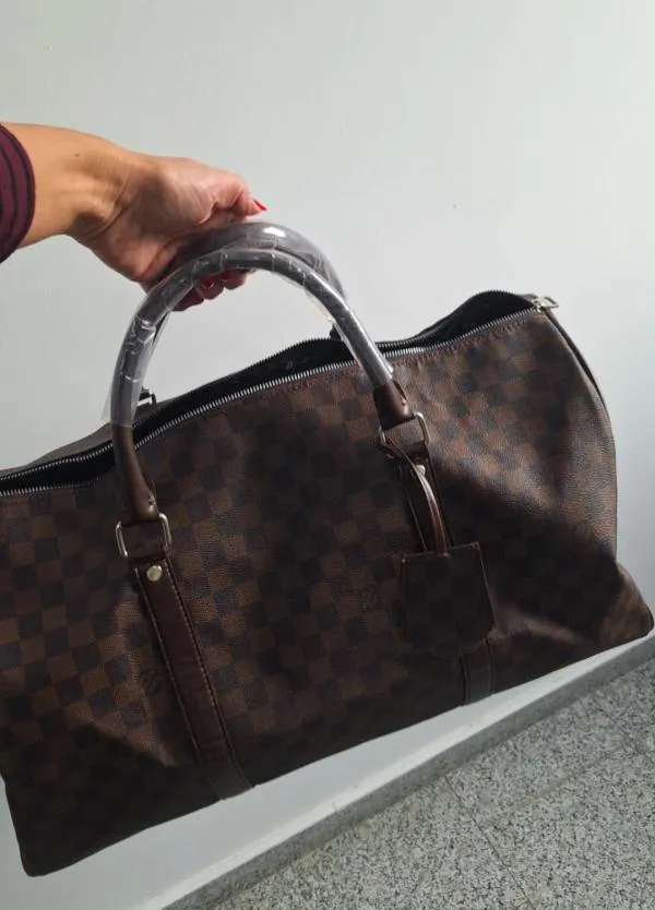 Geantă de voiaj Louis Vuitton | Maro, Piele ecologică