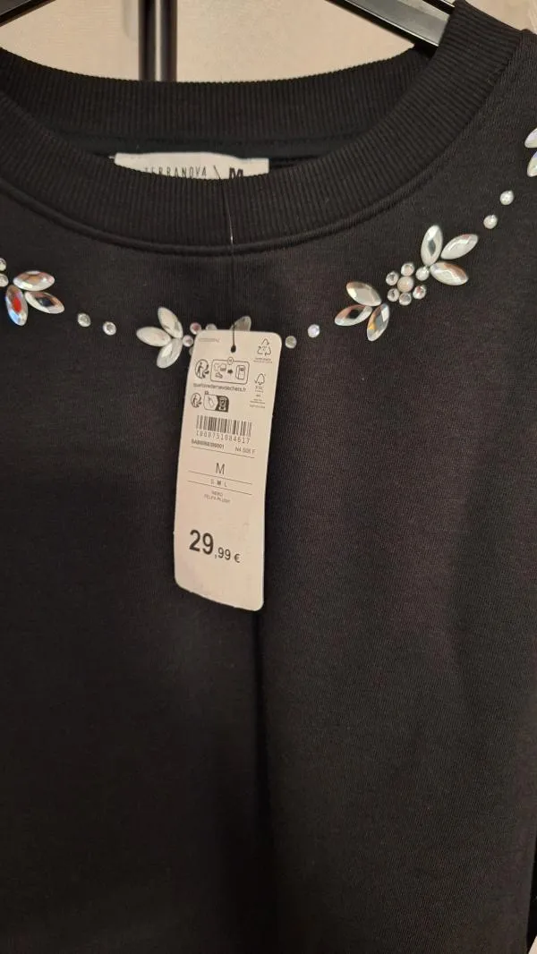 Bluză Terranova EU 40 | Negru, Normal, Mânecă lungă - Image 6