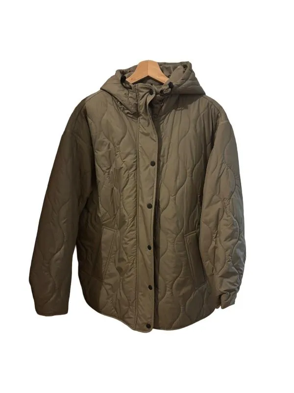 Geacă parka Zara EU 36 | Khaki, Cu glugă