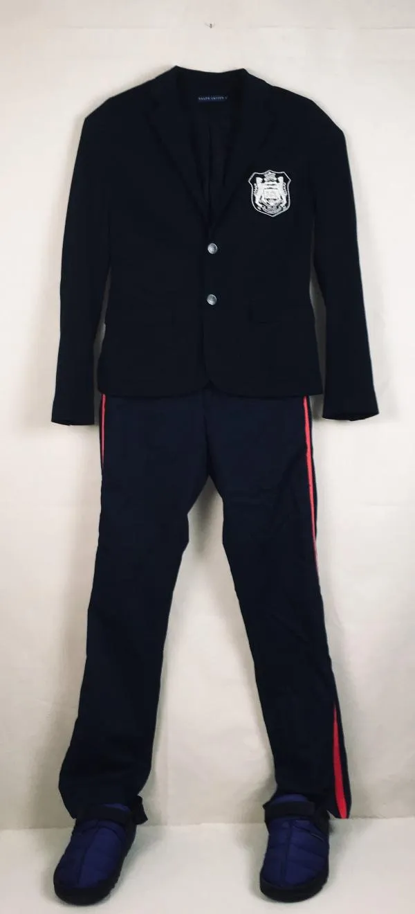 Blazer Ralph Lauren S | Bleumarin, Fără glugă, Bumbac - Image 11