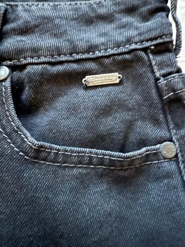Pantaloni Koala Bay S | Negru, Lungi, Talie înaltă, Slim fit, Bumbac - Image 6