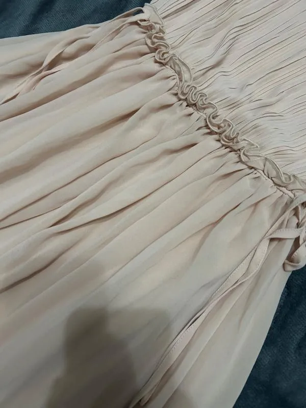 Rochie de vară H&M EU 38 | Bej, Maxi, Fără mâneci - Image 5