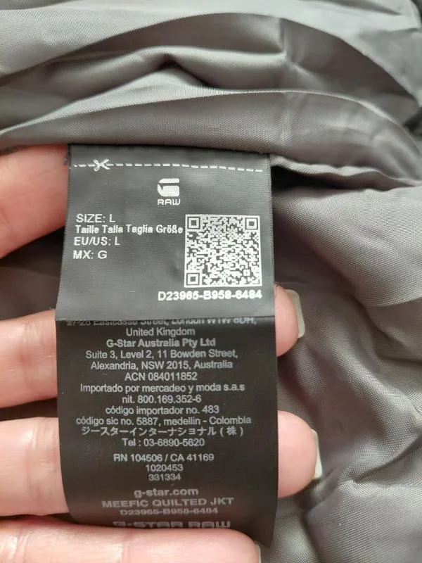Geacă de iarnă G-Star RAW L | Negru, Fără glugă - Image 8