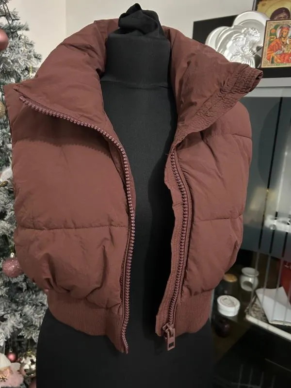 Vestă Zara EU 36 | Maro, Fără glugă - Image 3