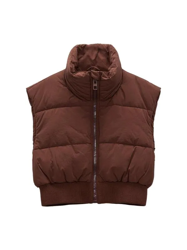 Vestă Zara EU 36 | Maro, Fără glugă