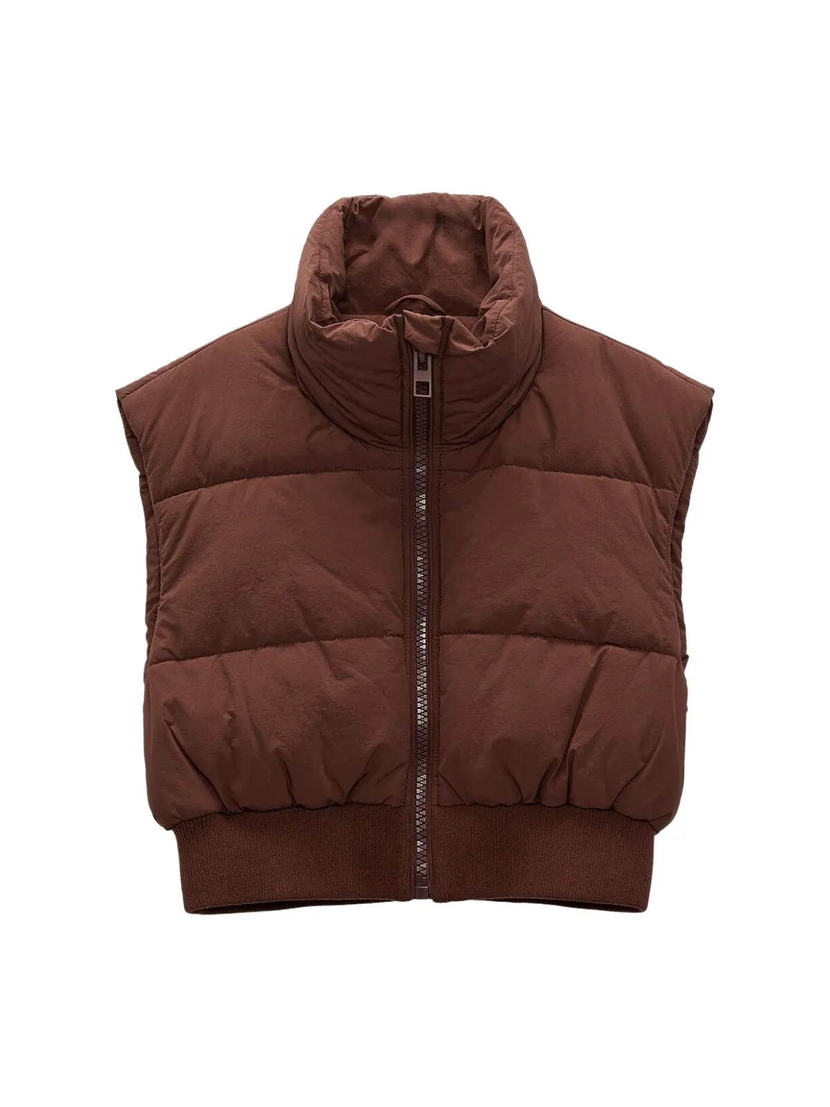 Vestă Zara EU 36 | Maro, Fără glugă
