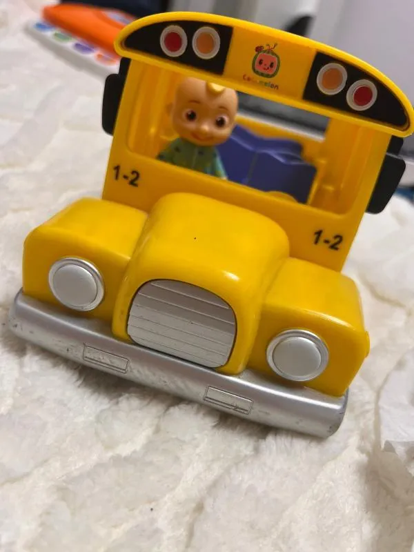 Jucărie educativă Autobuz Cocomelon 1 - 2 ani | Galben