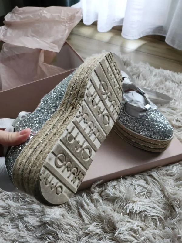 Espadrile Liu•Jo EU 37 | Argintiu - Image 5