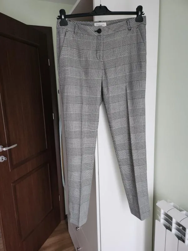 Pantaloni Christian Berg EU 38 | Gri, Lungi, Talie înaltă, Tapered (Conici) fit - Image 7