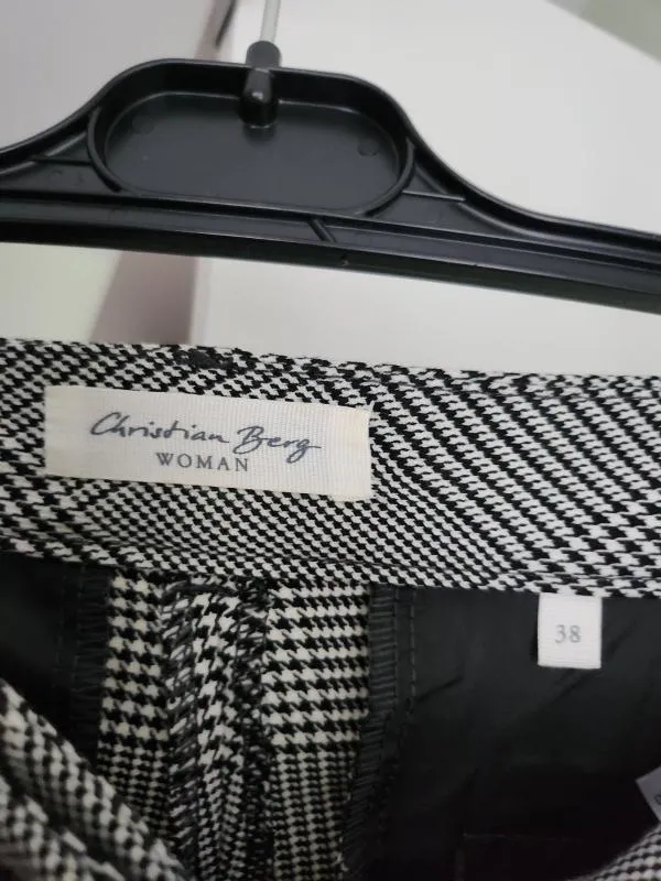 Pantaloni Christian Berg EU 38 | Gri, Lungi, Talie înaltă, Tapered (Conici) fit - Image 6