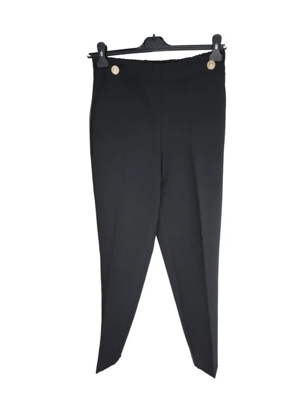 Pantaloni Zara EU 38 | Negru, Lungi, Tapered (Conici) fit