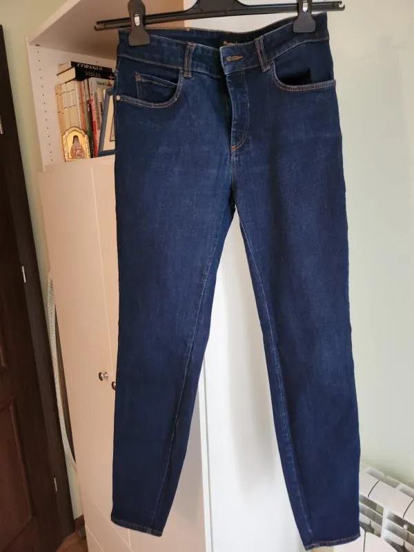 Blugi Massimo Dutti EU 38 | Bleumarin, Lungi - Image 2
