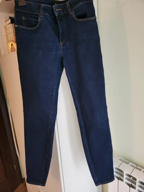 Blugi Massimo Dutti EU 38 | Bleumarin, Lungi - Image 3