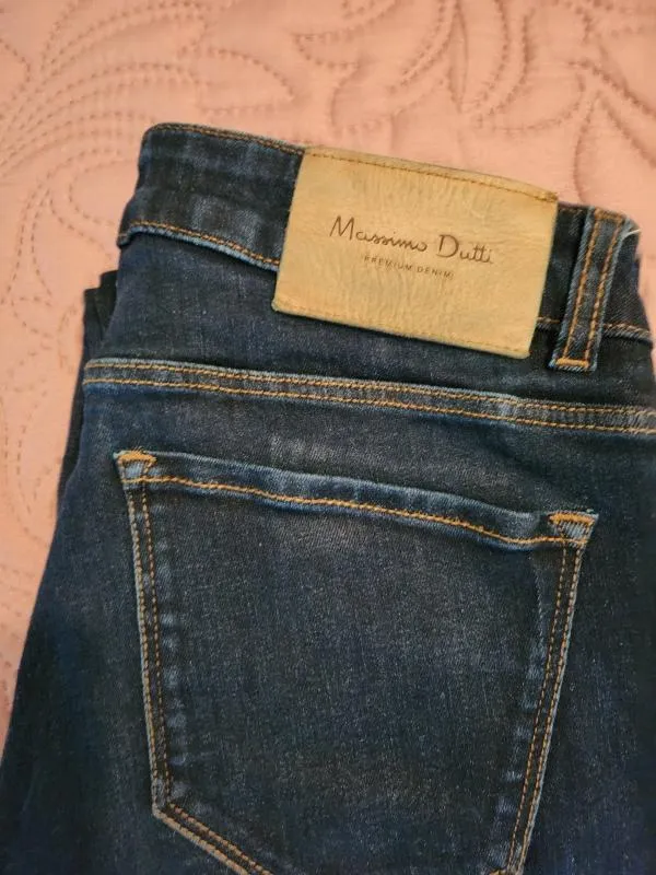 Blugi Massimo Dutti EU 38 | Bleumarin, Lungi - Image 5