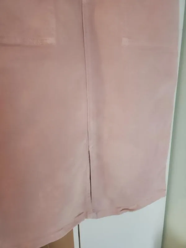 Fustă din denim Marks&spencer EU 38 | Roz, Midi, Talie înaltă - Image 4
